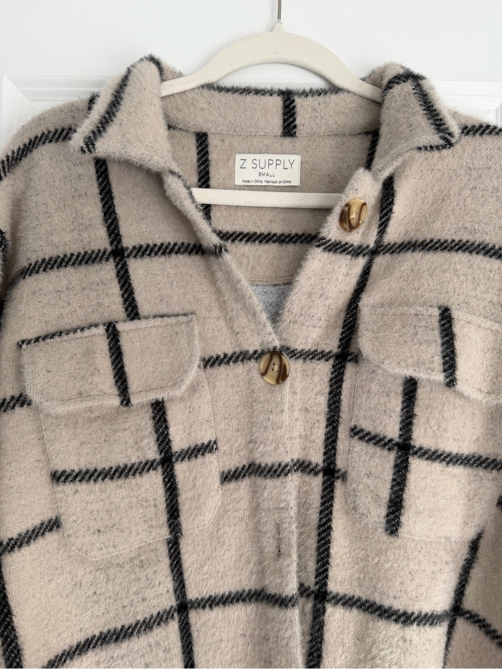 Z Supply Women’s Plaid Tucker Jacket - Picture 2 of 4